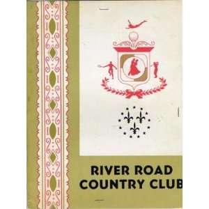  River Road Country Club Menu Louisville Kentucky 1968 