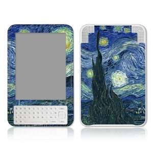   :  Kindle 3 Skin Decal Sticker   Starry Night: Everything Else
