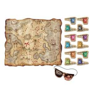  Pirate Treasure Map Party Game Case Pack 192