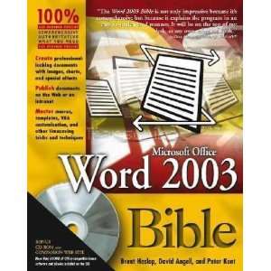  Word 2003 Bible **ISBN 9780764539718** Author   Author 
