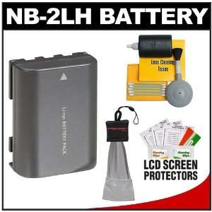  Battery Pack + Cleaning Kit for Canon VIXIA HF R100, R10, R11, HV40 