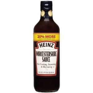 Heinz Worcestershire Sauce   12 Pack  Grocery & Gourmet 