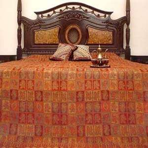    Pashmina Cashmere Wool Bedspread   Full/Queen: Home & Kitchen