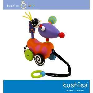    Zolo Kushies Zippy Scoot Wooden Pull Toy (80021): Toys & Games