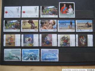 NEW !!! Australia 2011 used 55 stamps incl. 13 SHEET STAMPS & AAT 