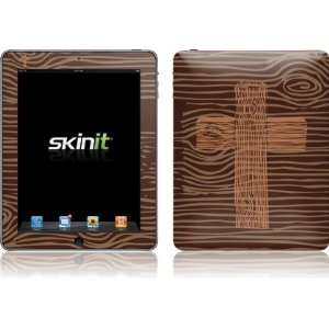  Rugged Wooden Cross skin for Apple iPad