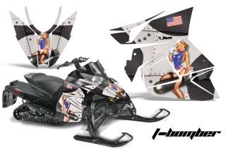   GRAPHIC DECALS WRAP KIT ARCTIC CAT CROSS SNOWMOBILE SLED 2012 BOMBER