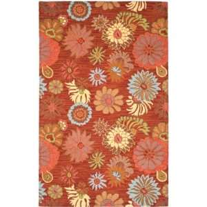  Safavieh Blossom Collection BLM731B Handmade Red and Multi 