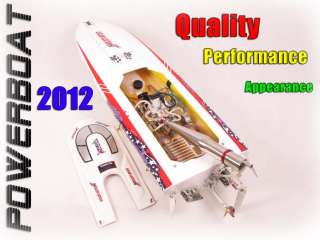 Arrow Shark R/C Boat 55 Negotiator 2012 Upgraded XP25M Billet Motor 