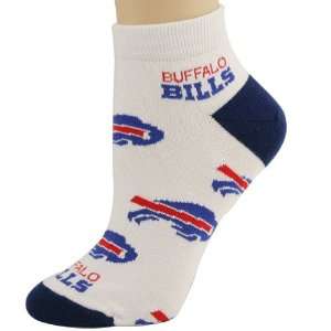  Bills Ladies White 6 11 Team Logo Ankle Socks