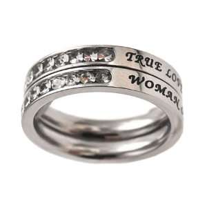   : Princess Cut Stack   True Love Waits   Woman Of God   Ring: Jewelry