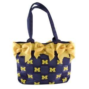  Michigan Wolverines Large Bow Bucket Purse from Tessuta 