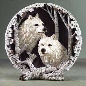  Alabastrite White Wolve Plate   Style 31047