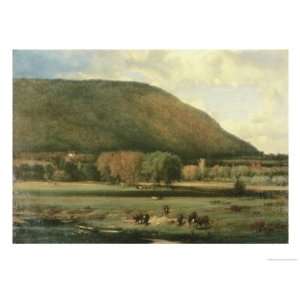 Hudson River Valley Giclee Poster Print by George Inness, 12x9