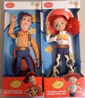 DISNEY TOY STORY 3 WOODY & JESSIE Talking action Doll  
