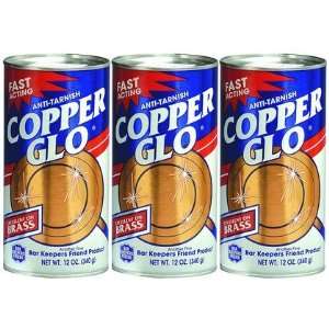  Copper Glo Tarnish Remover Powder, 12 oz 3 ct (Quantity of 