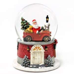  Santa Car   Water Globe
