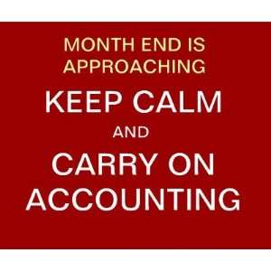    Keep Calm And Carry On Accounting Mousepad