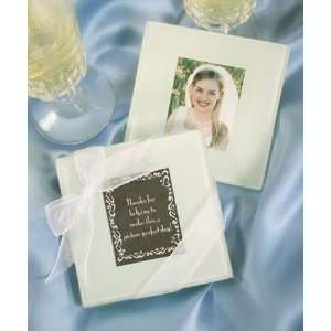  Bridal Shower / Wedding Favors : Glass Photo Coasters (144 And Up 