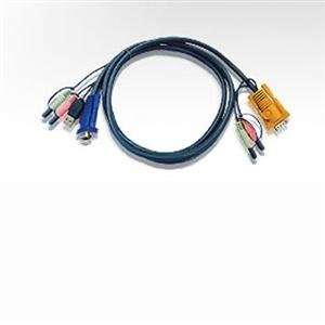  NEW 6 USB KVM Cable with Audio (Peripheral Sharing 