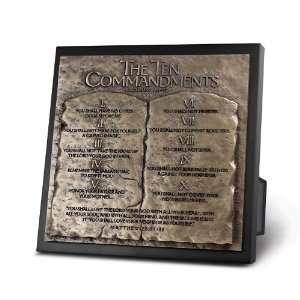  Ten Commandments Moments Of Faith Sculpture Plaque: Home 