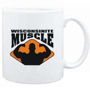  Mug White  Wisconsinite Muscle  Usa States: Sports 