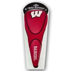 Wisconsin Badgers Single Zipper Golf Headcover Team Color