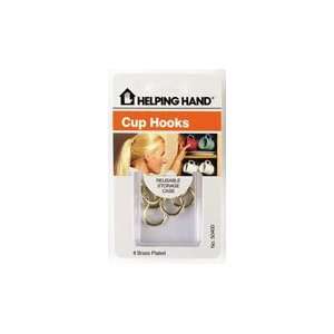  Helping Hand 6 Count White Mug Hooks   50403 (Qty 3)