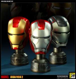 Sideshow Iron Man   Helmet Set Limited 1200pcs  