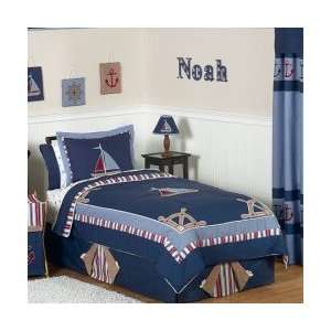  Nautical Nights 3 Piece Full / Queen Comforter Set   Boys Bedding 