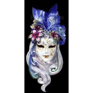 Art Deco Style Lady Butterfly Venetian Style Mask Wall Decor