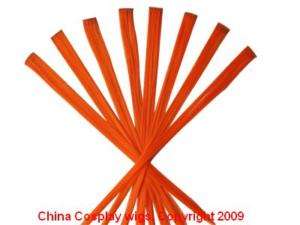 16 long Orange clip in hair extension 8 pieces  