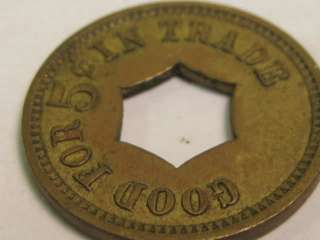Cent Trade Coin Token Storkmans Woodland  