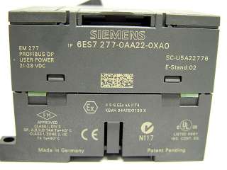 Siemens EM 277 EM277 Profibus DP Slave Module 6ES7 277 0AA22 0XA0 