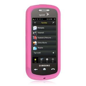  Samsung Instinct S30 Hot Pink Rubber Skin Case Cover 