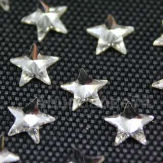 Swarovski Crystal 5mm 2816 Star Flat back No HF Clear  