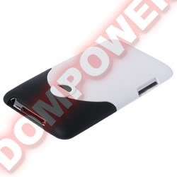WHITE HARD COVER CLIP SLIDER CASE for iPOD TOUCH 2G 3G  
