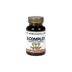  Windmill  Vitamin B Complex Fortified Formula, 100 Tablets 