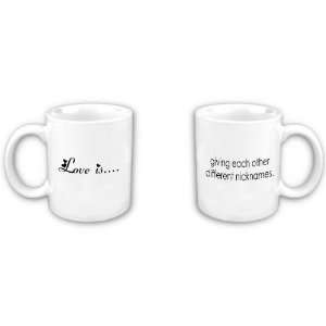  Love is Nicknames Coffee Mug 