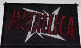METALLICA Logo Ninja Original Woven Sew On Patch Rare  
