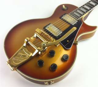 Vintage 1982 Gibson Les Paul Custom Goldburst Rare W/ Case  