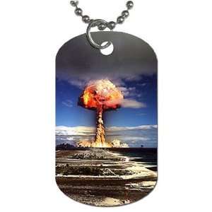 Nuclear Blast Dog Tag with 30 chain necklace Great Gift Idea