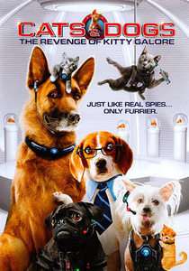 Cats Dogs The Revenge of Kitty Galore DVD, 2011, With Happy Feet 2 