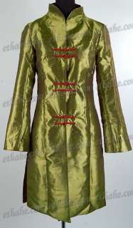 Reversible Long Jacket Burgundy/Green M/Sz.8 639C  