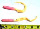 50 WATERMELON RED GREEN 7 5 Ribbon WORMS Fishing Lures  