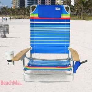 Big Kahuna Folding Beach Chair   Extra Wide & Tall: Sports 