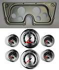   Truck Silver Dash Carrier Panel w/ Auto Meter American Muscle Gauges