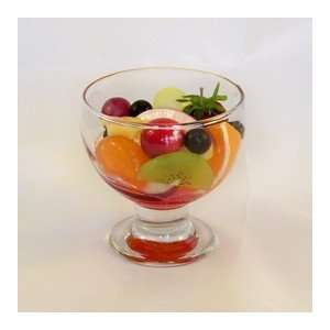   New! Delicious Looking Faux Short Glass of Mixed Fruits: Toys & Games