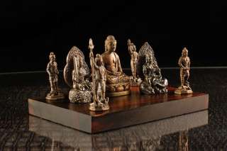 Miniature Buddhism sculptures Shakas Full Cast  