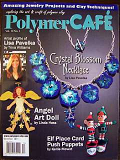 PolymerCAFE Polymer Cafe Clay Magazine New   Dec 2011  